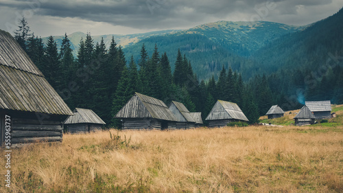 Obraz na płótnie Tatry polskie.Szczyty i doliny. w salonie