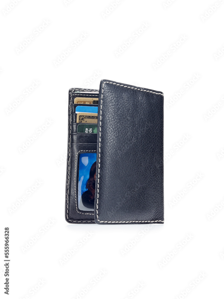 Black Wallet with Credit Cards Black Wallet with Credit Cards
