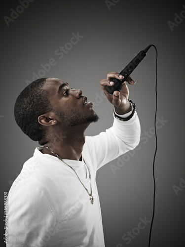 Young Man Singing