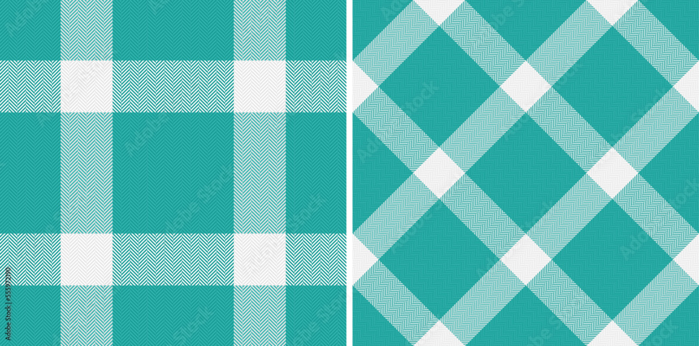 Fabric check texture. Seamless background textile. Plaid tartan pattern vector.