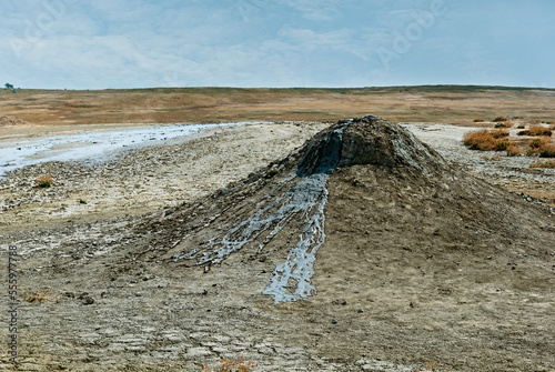 Bulganak mud volcano field, Kerch Peninsula, Crimea, Ukraine