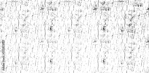 Monochrome texture composed of irregular graphic elements. Distressed uneven grunge background. Abstract vector illustration. Overlay for interesting effect and depth. Isolated on white background.