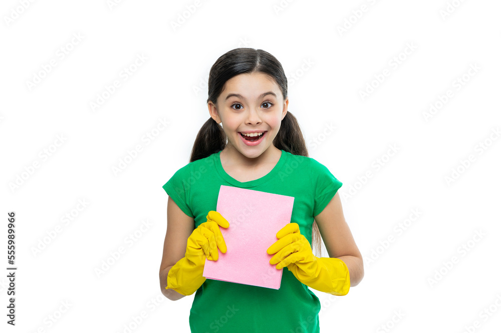 amazed girl cleaner do chores in studio. girl cleaner do chores on background. amazed girl cleaner do chores in studio. girl cleaner do chores on background.