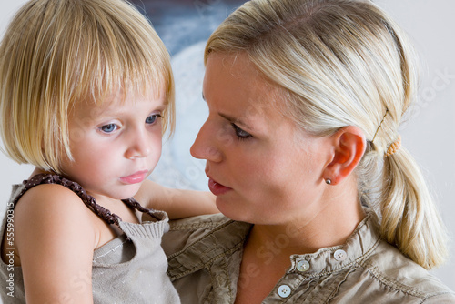 Portrait of Mother and Daughter