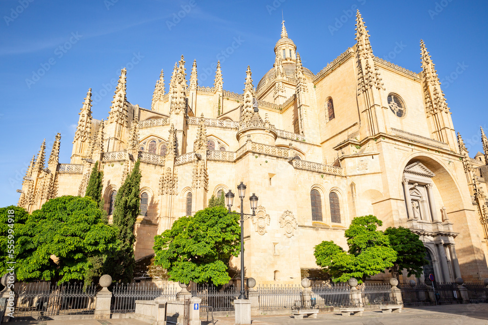the cathedral of Segovia (Holy Cathedral Church of Our Lady of the Assumption and San Frutos) in Segovia, Castile and Leon, Spain
