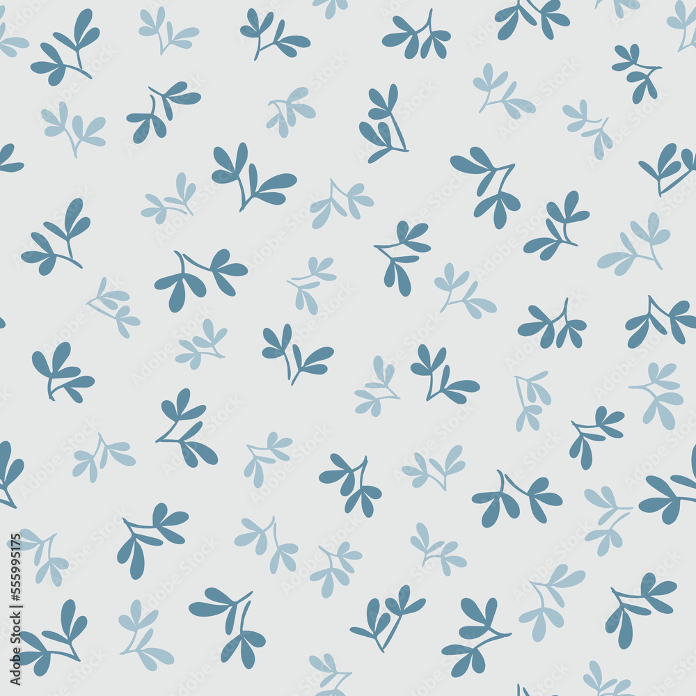 Seamless vector repeat with floral elements Seamless vector repeat with floral elements