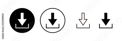Free Download Download icon vector illustration. Download sign and symbol - GFXLoad