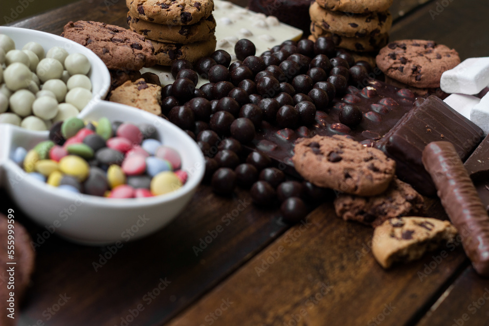 Fototapeta premium Products with high sugar level