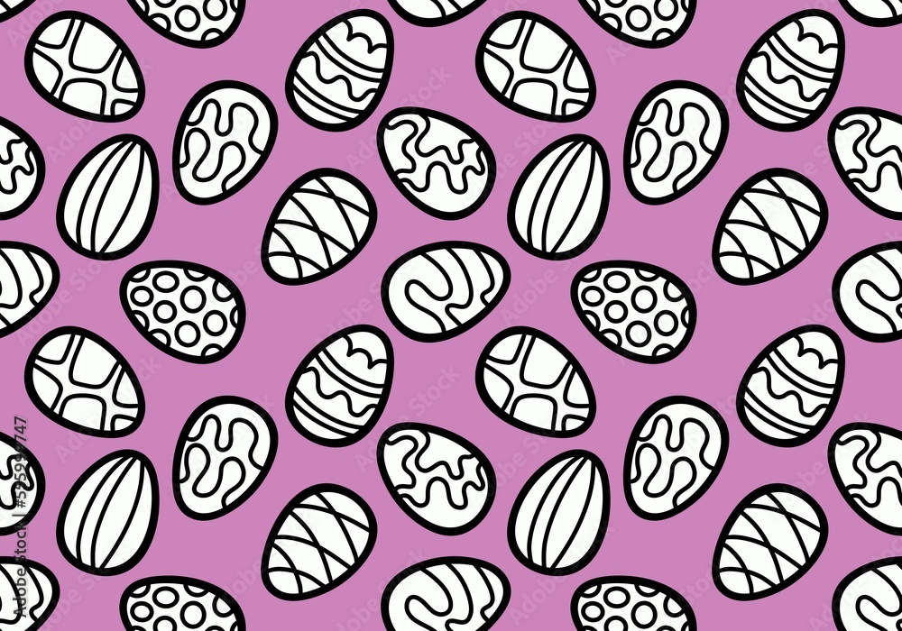 Easter eggs seamless spring pattern for kids clothes print and notebooks and wrapping paper and fabrics Easter eggs seamless spring pattern for kids clothes print and notebooks and wrapping paper and fabrics