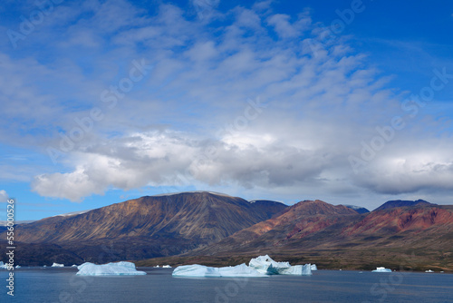 Iceberg, Harefjorden, Scoresby Sund, Greenland photo