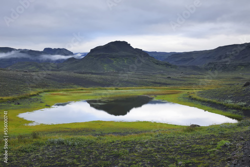 Lake, Volcanic Landscape, Eyjafjallajokull, South Iceland, Iceland