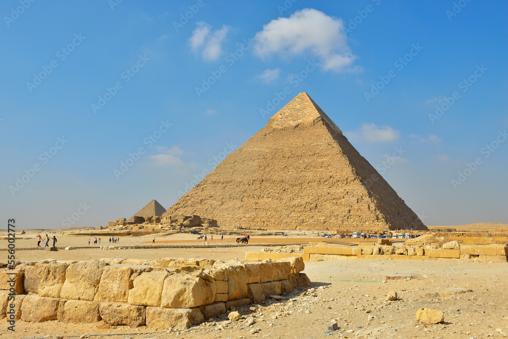 Pyramids of Giza, Giza, Cairo, Egypt, Africa Pyramids of Giza, Giza, Cairo, Egypt, Africa