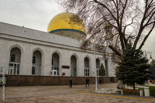 Almaty City Kazakhstan. 25 November 2021. Almaty Central Mosque. Центральная мечеть Алматы