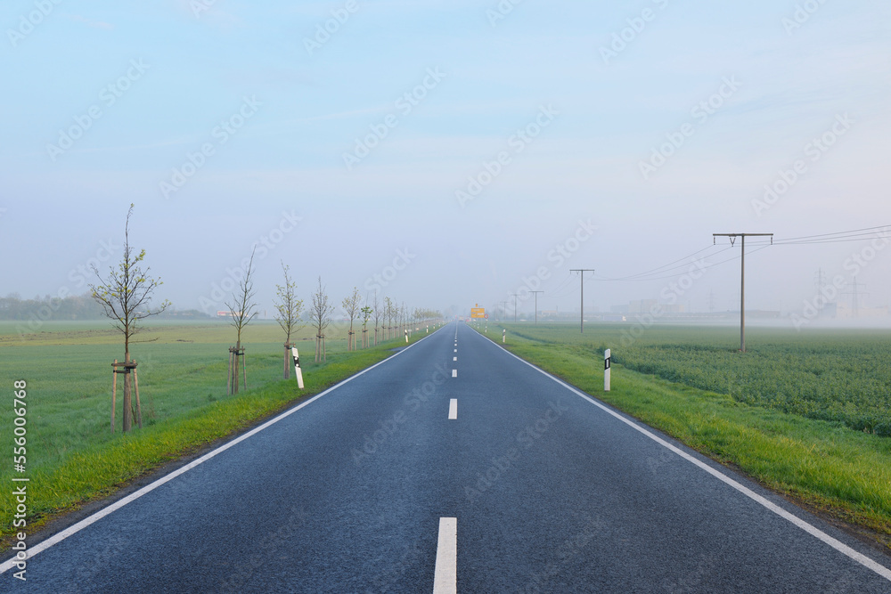 Road, Aschaffenburg, Bavaria, Germany Road, Aschaffenburg, Bavaria, Germany