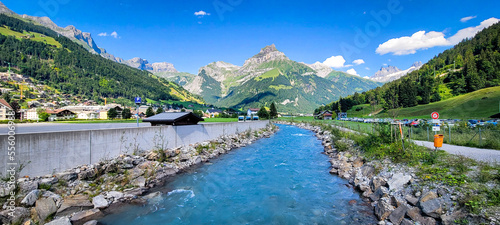 Swiss Alps River