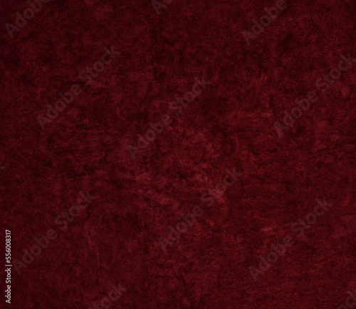 Dark red gradient Japanese paper texture background. Abstract watercolor speckled patterned washi paper.