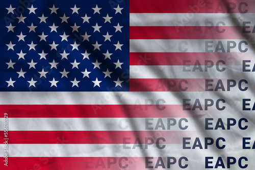 USA flag EAPC banner union