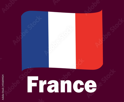 Free Download France Flag Ribbon With Names Symbol Design Europe football Final Vector European  Countries Football Teams Illustration - GFXLoad