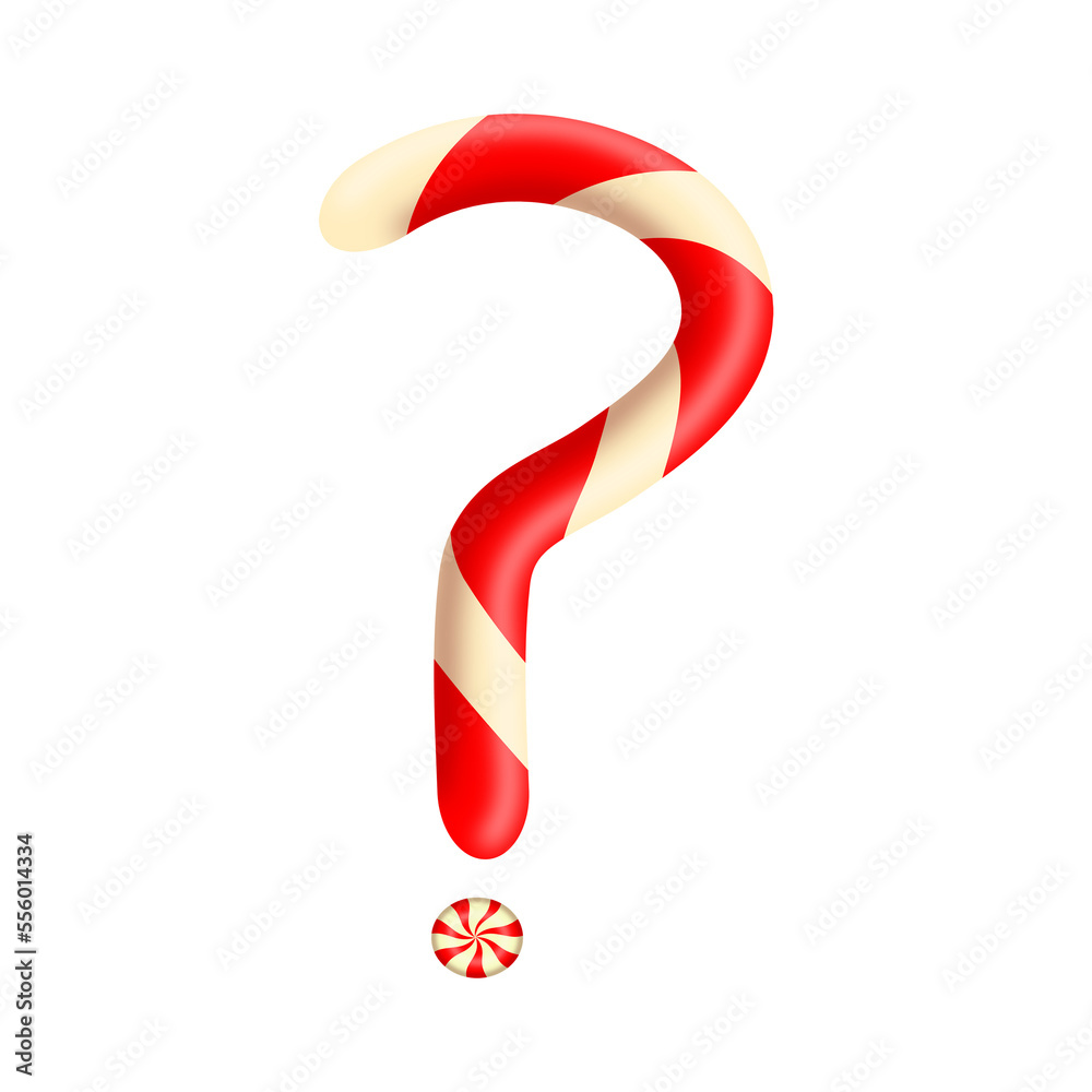 Christmas Candy Cane Question Mark Shape Clipart Question Mark Candy