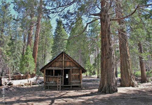 Abandoned historic backcountry resort at Jordan Hot Springs  Sequoia National Forest