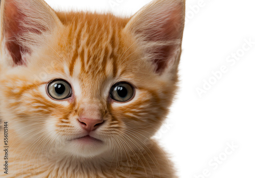 Beautiful little orange kitten 