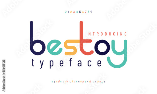 Best toy modern abstract digital alphabet font. Minimal technology typography. Creative urban sport fashion futuristic font numbers