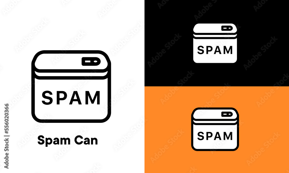 spam can vector outline style Editable strokes. Pixel perfect. spam can vector outline style Editable strokes. Pixel perfect.