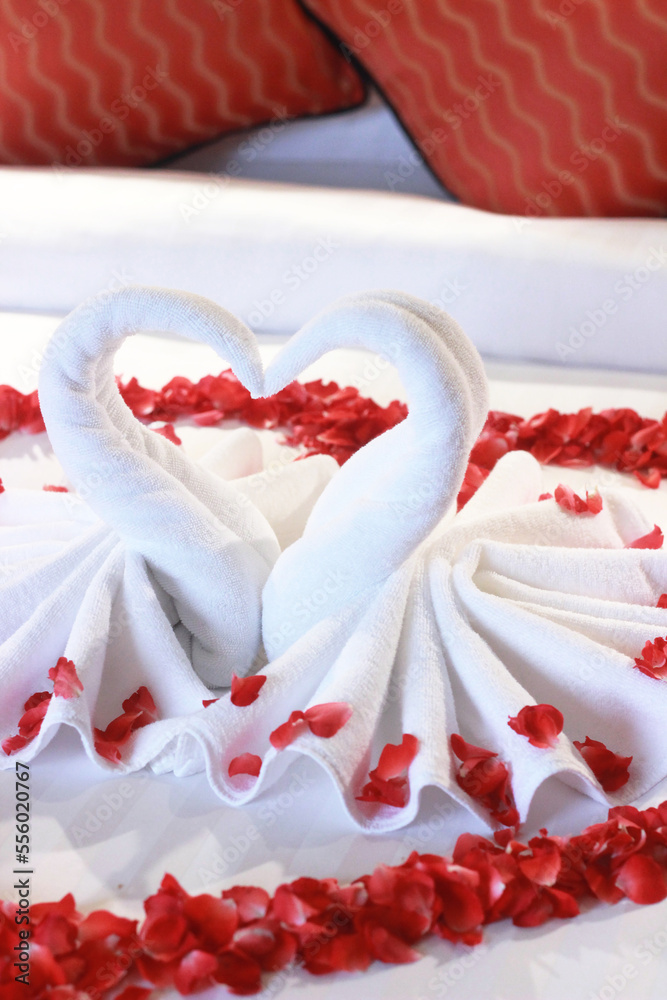 wedding reception setting and deesert menu