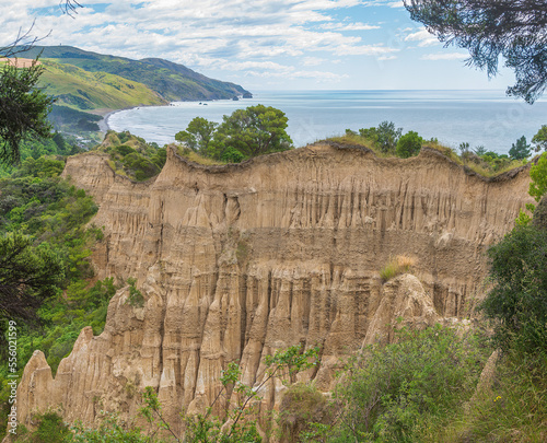 The Cathedral Cliffs conglomerate and sandstone formation similar to 