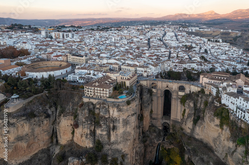 Cuadro en lienzo Puente Nuevo Bridge - Ronda, Spain