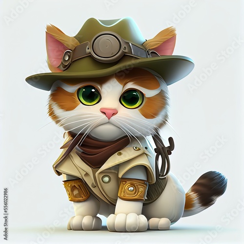 cat in ranger costume