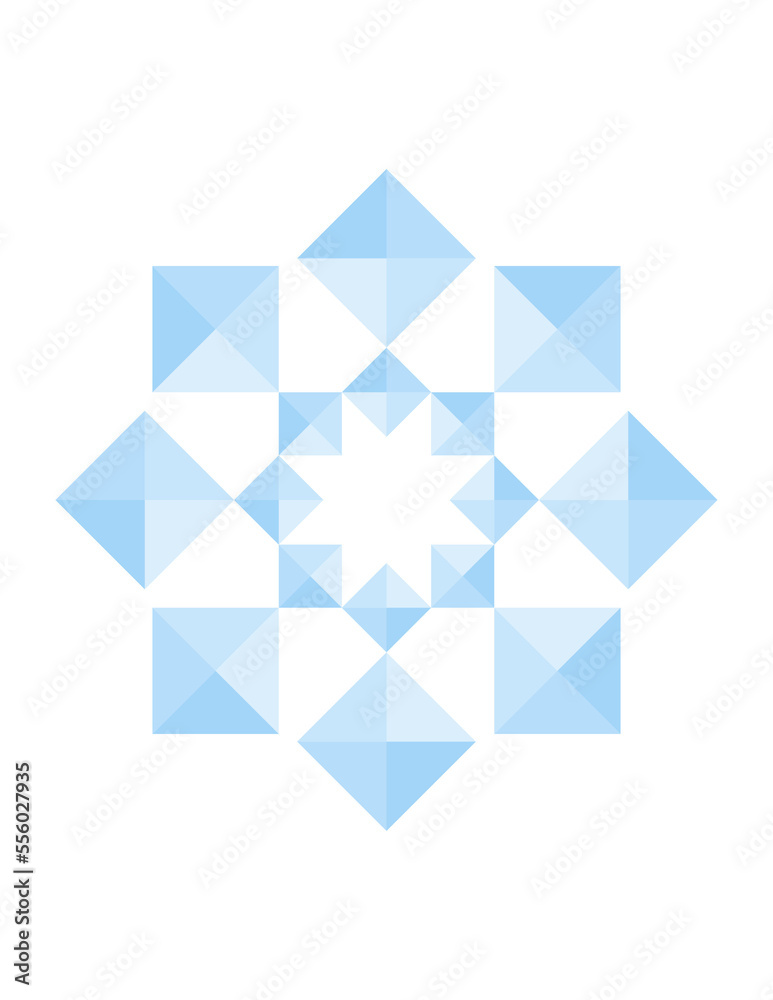 Geometric Snowflake Light Blue
Geometric Snowflake Light Blue