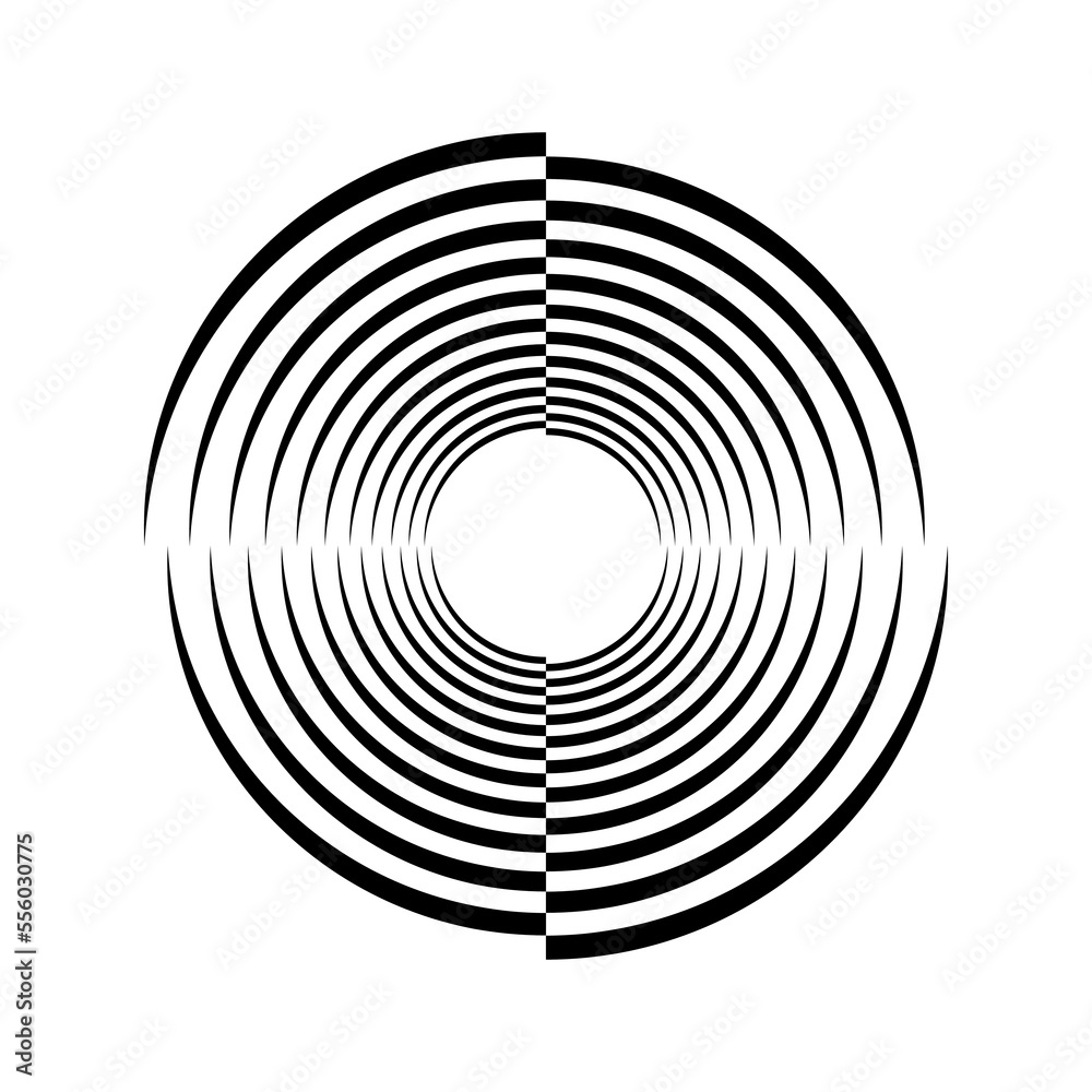 Abstract shape in circle form. Geometric art. Trendy design element for frame, logo, tattoo, sign, symbol, web pages, prints, posters, template, pattern and abstract background Abstract shape in circle form. Geometric art. Trendy design element for frame, logo, tattoo, sign, symbol, web pages, prints, posters, template, pattern and abstract background