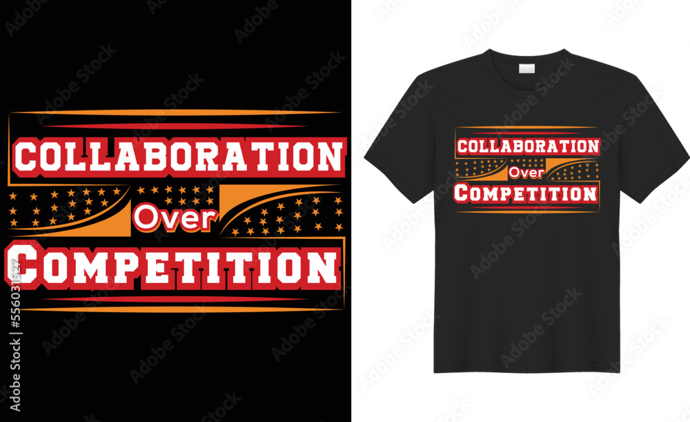 collaboration over competition illustration vector people clothing flat t-shirt design.sports team soccer striped outdoors sports training back lit ball playing meeting happiness smiling portrait.