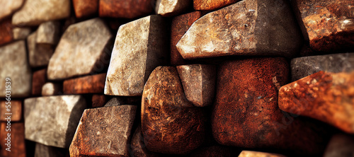 colorful stone wall background