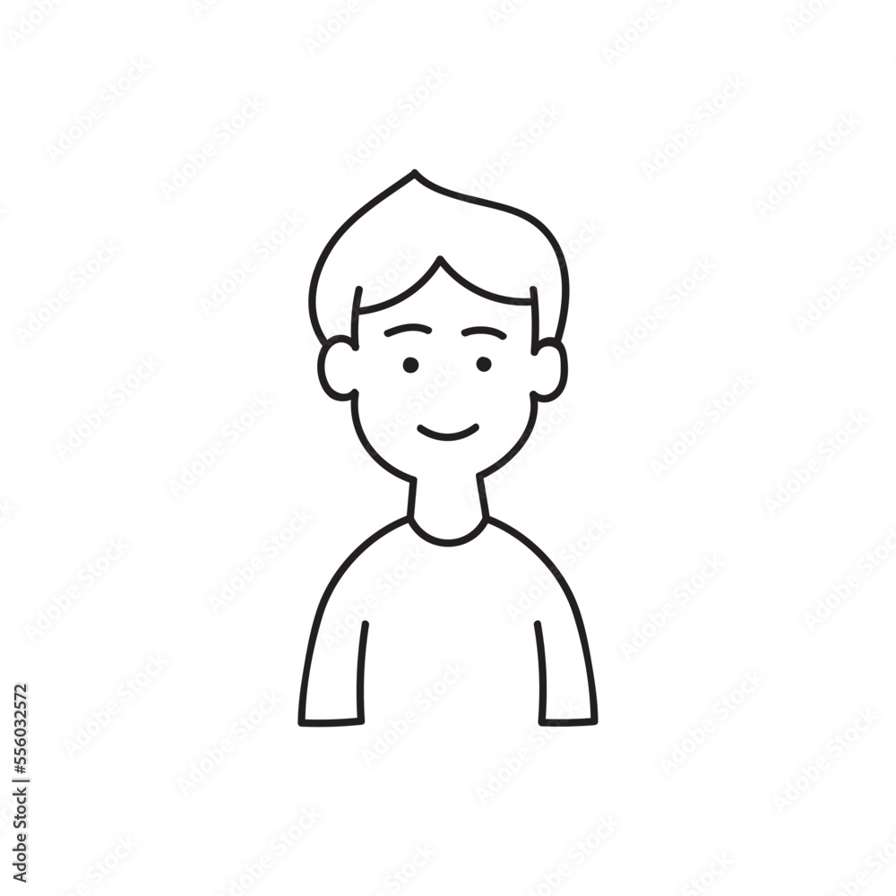 Characters of different styles. Characters of different styles.