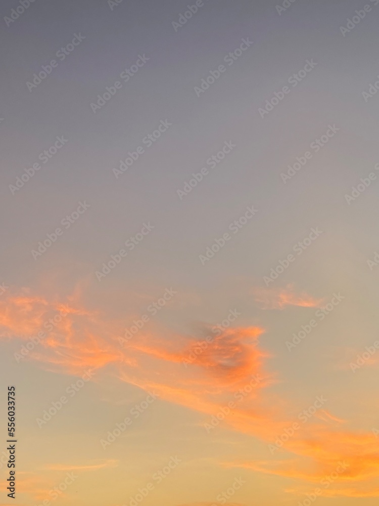 Fototapeta premium sunset in the sky