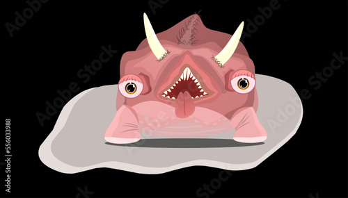 cartoon monster