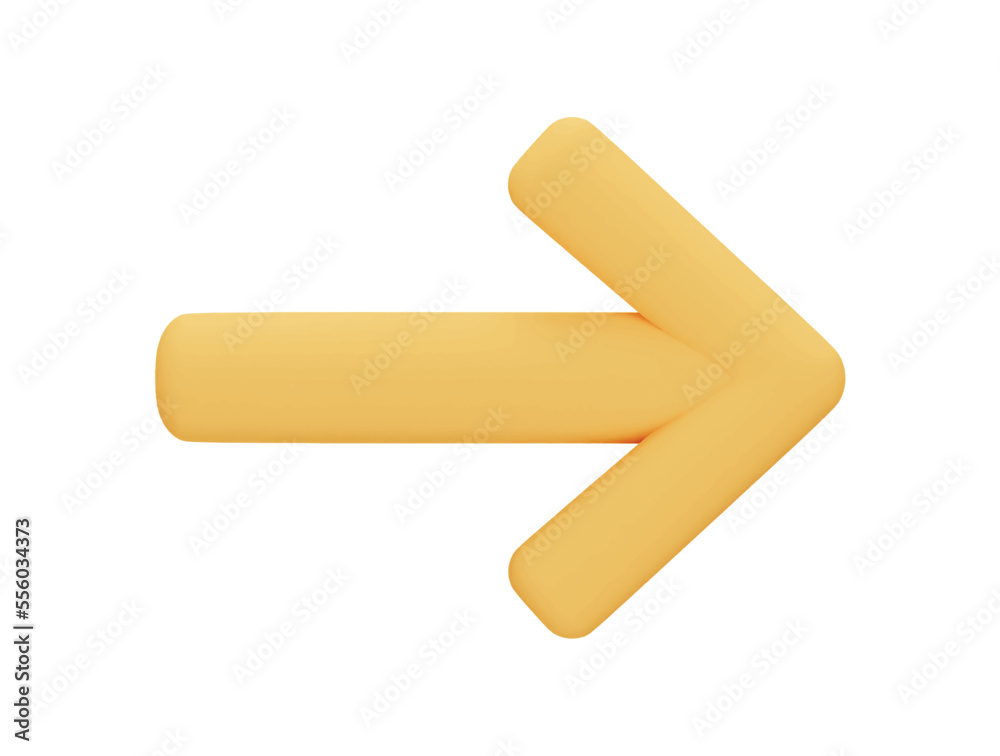 right arrow with 3d vector icon cartoon minimal style right arrow with 3d vector icon cartoon minimal style