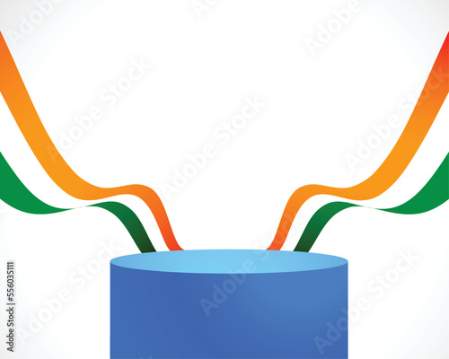 3d podium for product display indian republic day wishes card