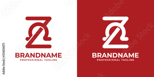 Letter Z Omega Logo, suitable for any business related to omega with Z initials.