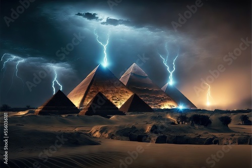 Magical Pyramids Phenomena in the Sky, Resonating Electromagnetical Power Between The Building and the Atmosphere, Opening Portals and Gates for Another Dimensions