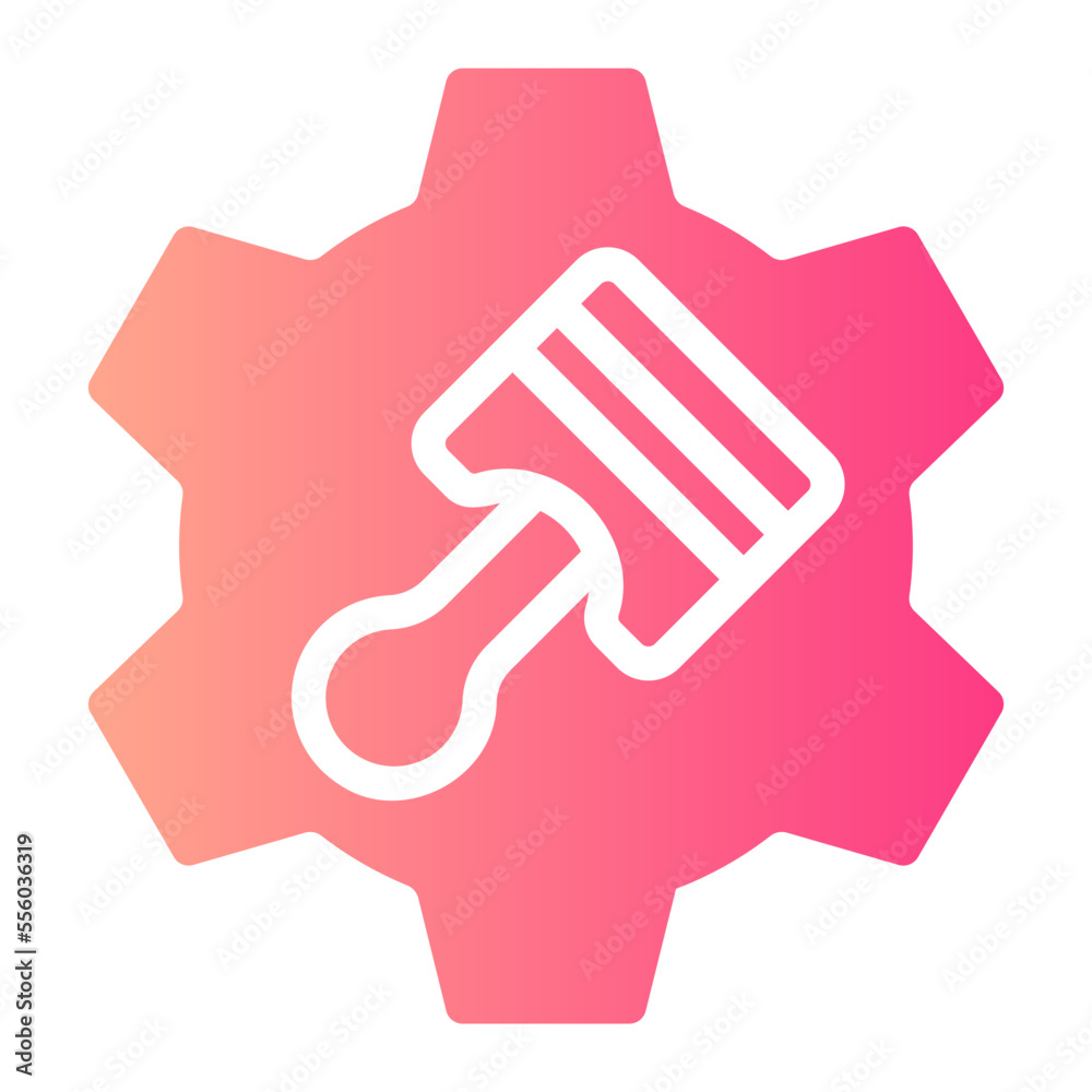 anti theft gradient icon anti theft gradient icon