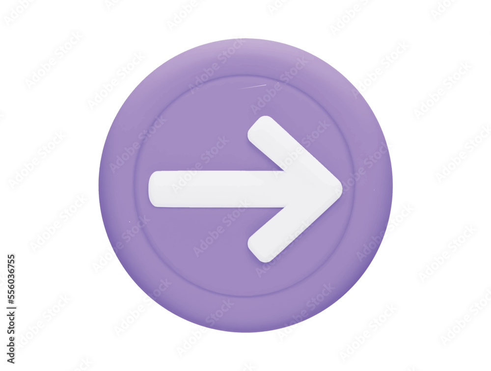 right arrow with 3d vector icon cartoon minimal style right arrow with 3d vector icon cartoon minimal style