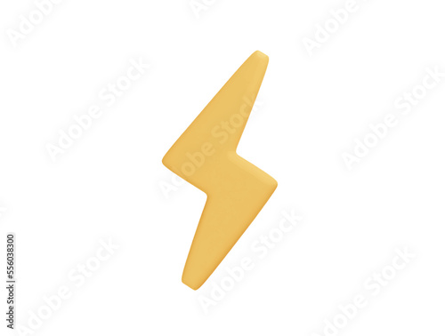 3d electricity icon