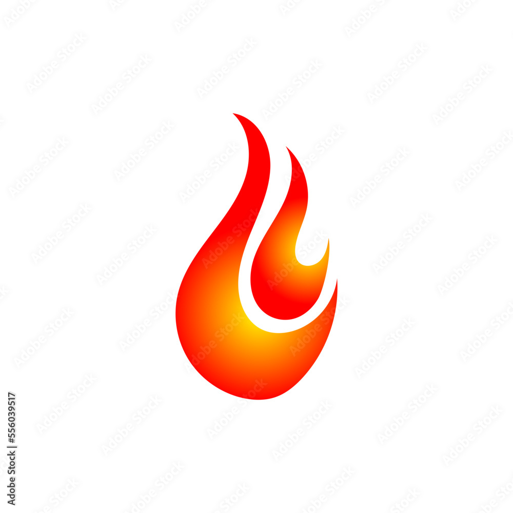 Vector Fire Hot Logo Vector Fire Hot Logo