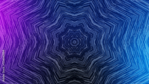 Motion graphics. Futuristic abstract glittering colorful and elegance light dots pattern for stage show and video jockey background.
