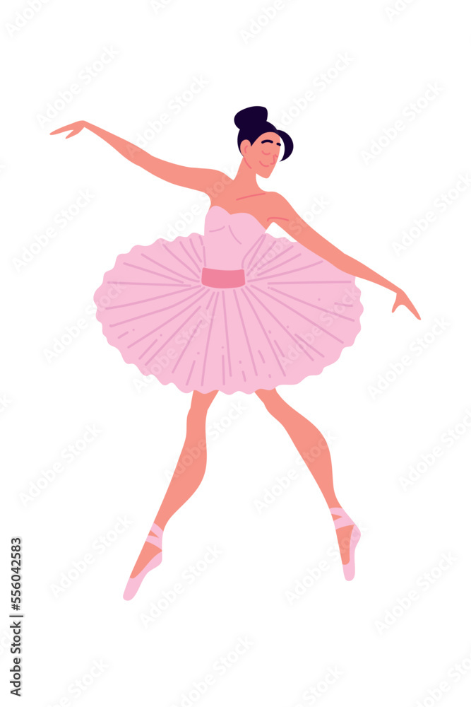 ballerina in pink ballet tutu