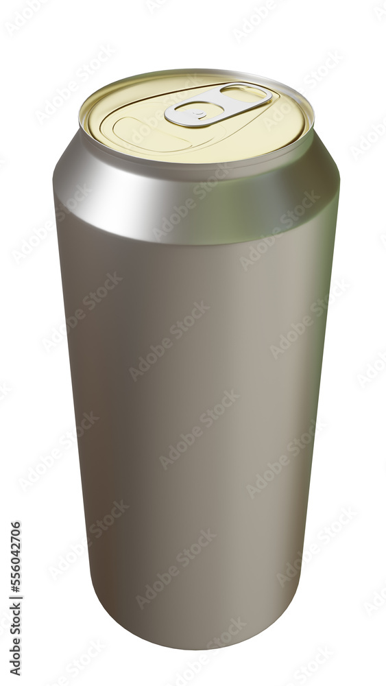 Aluminum blank can mockup Aluminum blank can mockup