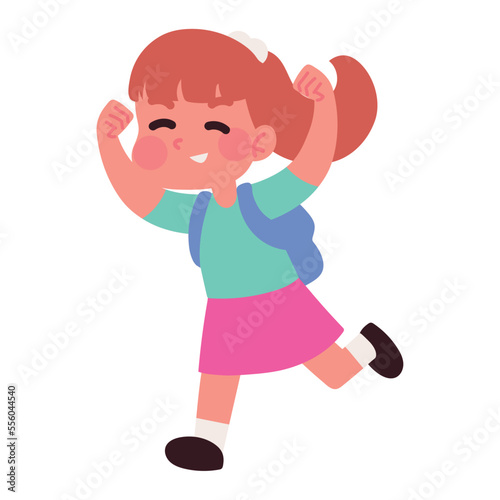 girl back to school